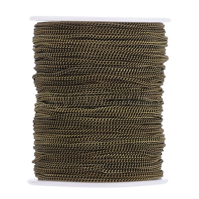 Brass Twisted Chains CHC010Y-AB-1