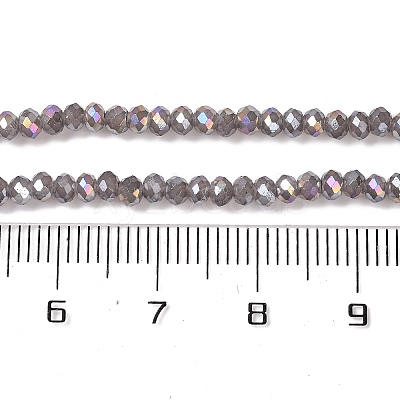 Baking Electroplate Glass Beads Strands DGLA-A039-J2MM-B06-1