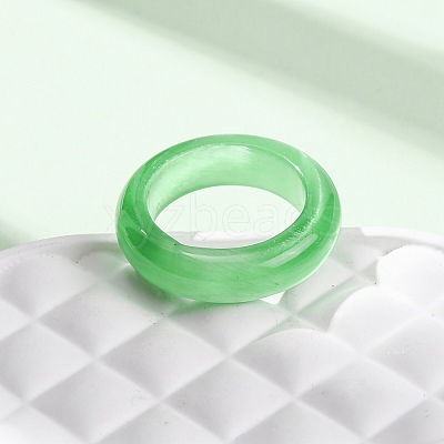 Cat Eye Finger Rings RJEW-G363-01A-02-1
