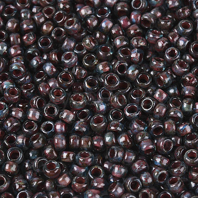 Picasso Cylinder Glass Seed Beads SEED-N011-01C-1