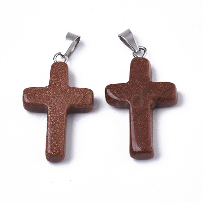 Synthetic Goldstone Pendants G-J354-02A-1