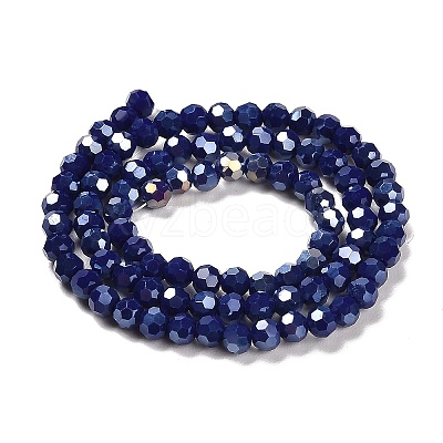 Opaque Glass Beads Stands EGLA-A035-P4mm-B09-1