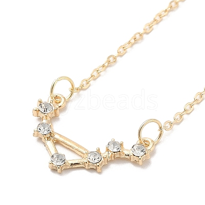 3Pcs Alloy Rhinestones Anklets AJEW-S083-01G-11-1
