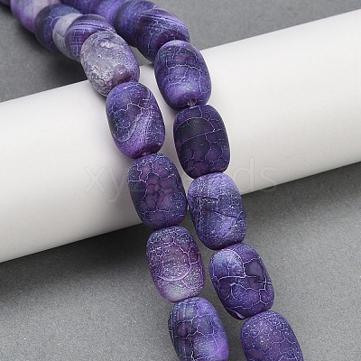 Natural Weathered Agate Beads Strands G-NH0047-B04-02-1
