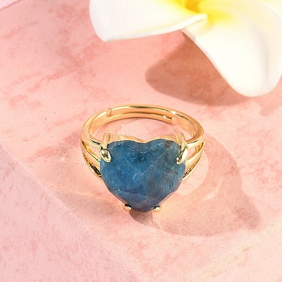 Brass Cuff Open Rings RJEW-D347-01G-12-1