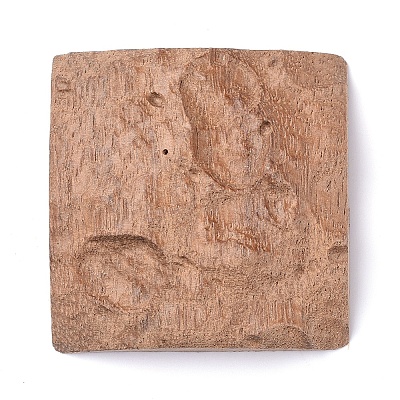 Unfinished Sandalwood Imitation Planet Surface Stuff DIY-E030-01-1