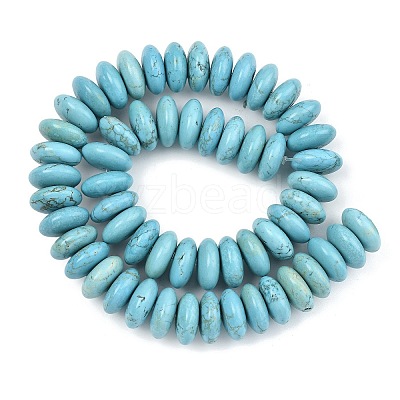 Dyed Natural Magnesite Beads Strands G-B173-A01-02-1