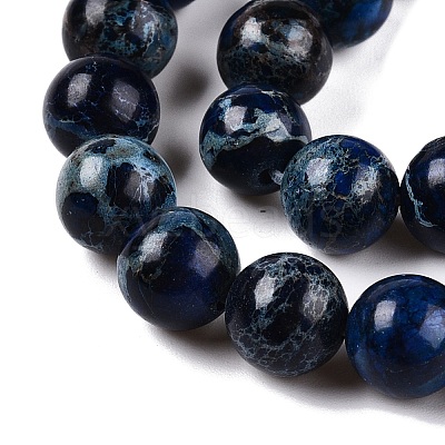Natural Imperial Jasper Beads Strands G-N342-63A-1