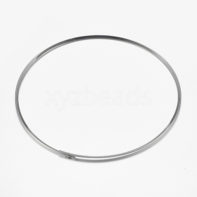 Tarnish Resistant 304 Stainless Steel Choker Necklaces NJEW-I101-001P-1