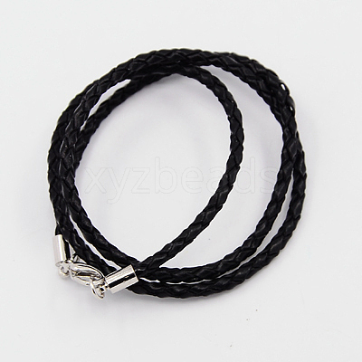Braided Leather Cords NCOR-D002-533mm-17-1