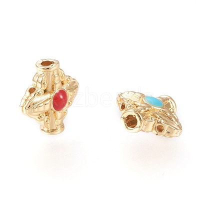 Brass Beads KK-I679-06G-1