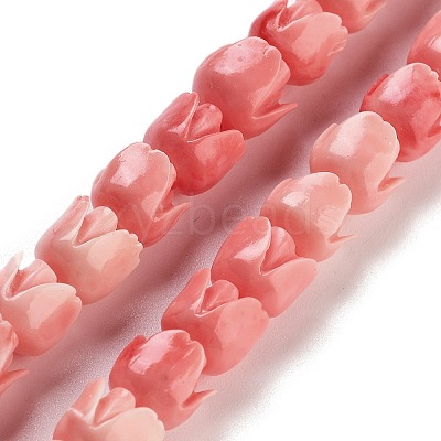 Synthetic Shell Beads Strands X1-CORA-B001-05A-04-1