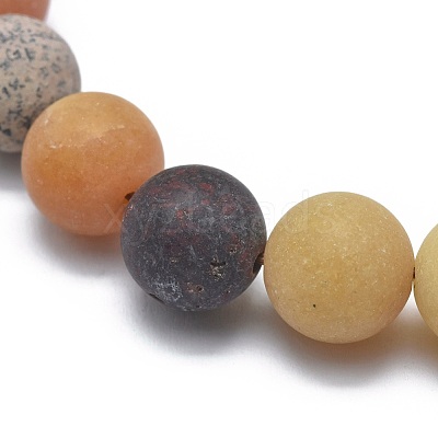 Natural Mixed Gemstone Bead Stretch Bracelets BJEW-K212-C-029-1
