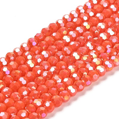 Opaque Glass Beads Stands EGLA-A035-P4mm-B03-1