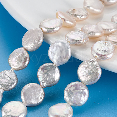Natural Keshi Pearl Beads Strands PEAR-S018-02D-1