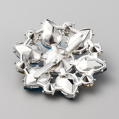 Zinc Alloy Crystal Rhinestone Shoe Decorations FIND-WH0153-07C-1