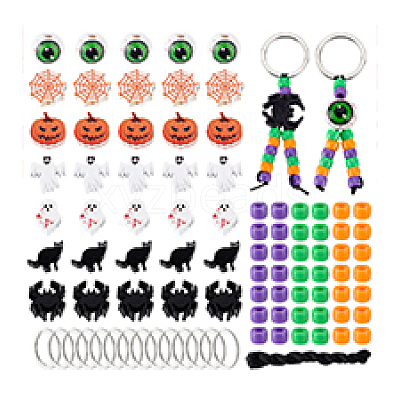 Halloween Theme DIY Keychain Making Kits DIY-PH0030-62-1