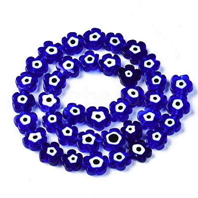 Handmade Lampwork Beads Strands LAMP-N023-002B-02-1