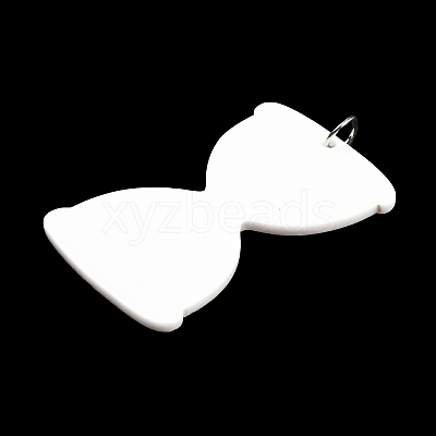 Embossed Printed Acrylic Big Pendants OACR-G019-01E-1