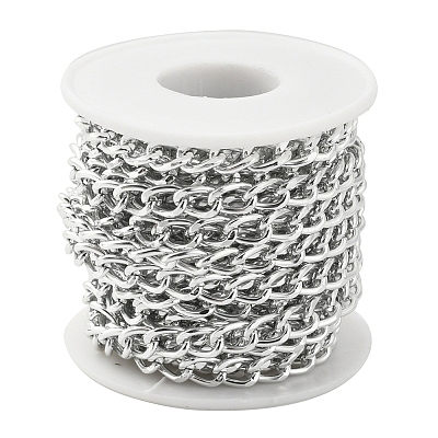 Aluminium Twisted Curb Chains CHA-YW0001-01S-1