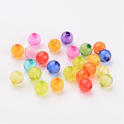 Transparent Acrylic Beads TACR-S092-8mm-M-1