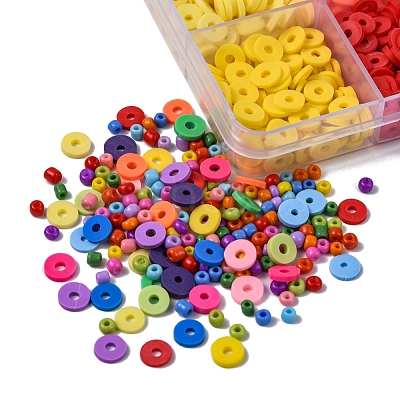 DIY Heishi Preppy Bracelet Making Kit DIY-YW0005-63-1