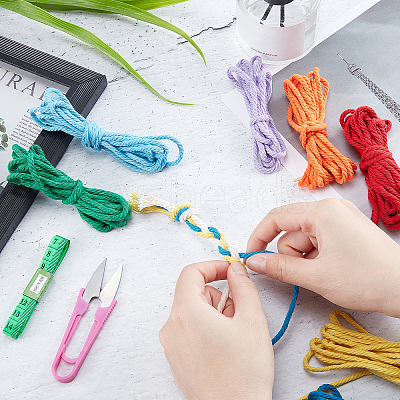 DIY Rainbow Knitting Crochet Tapestry Kit DIY-WH0257-11-1