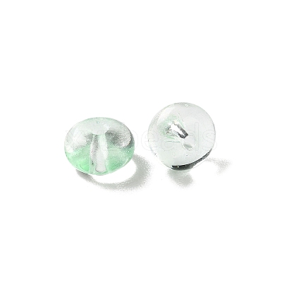 Baking Paint Transparent Glass Beads DGLA-S116-01B-1