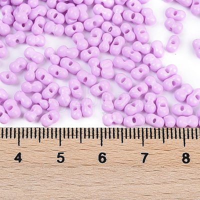 Baking Paint Glass Seed Beads SEED-K010-A22-1
