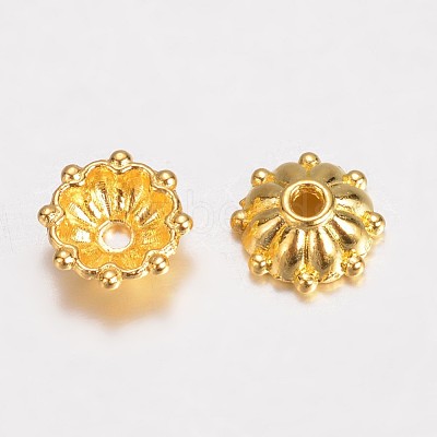 Alloy Fancy Bead Caps X-PALLOY-D348-09-1