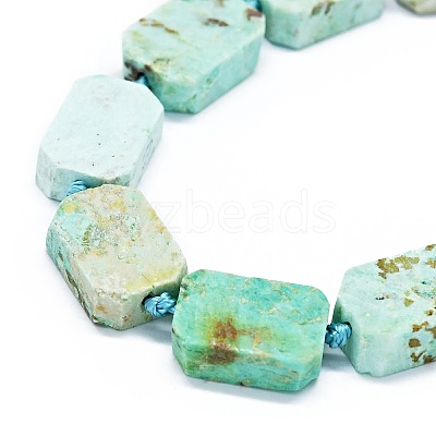 Natural Peruvian Turquoise(Jasper) Beads Strands G-F725-08-1