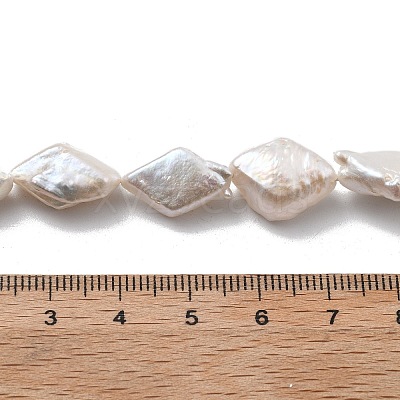 Natural Baroque Keshi Pearl Beads Strands PEAR-P064-12A-01A-1