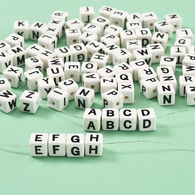 20Pcs Porcelain Beads PORC-FS0001-08F-1