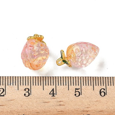 Transparent Glass Pendants GLAA-P072-03G-09-1