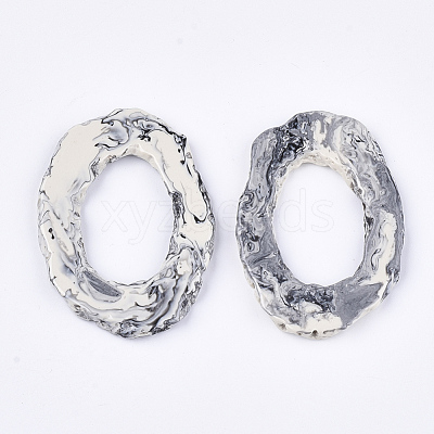 Half Drilled Resin Beads RESI-S374-31A-1