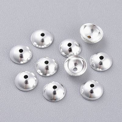 201 Stainless Steel Bead Caps STAS-K210-01D-S-1