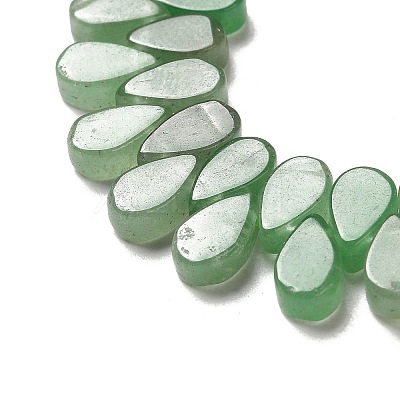 Natural Gree Aventurine Beads Strands G-B064-B06-1