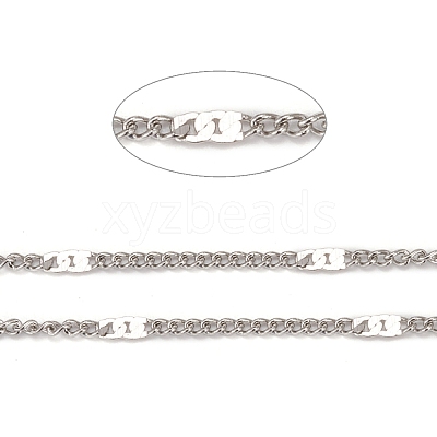 Tarnish Resistant 304 Stainless Steel Figaro Chains CHS-N002-03P-1