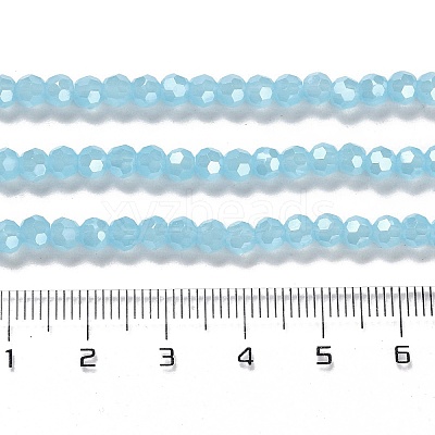 Electroplate Glass Beads Strands EGLA-A035-J4mm-A04-1
