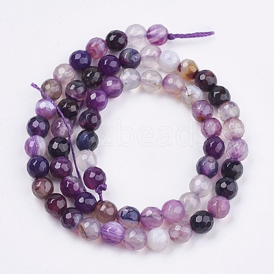 Natural Madagascar Agate Beads Strands G-N213A-61-1