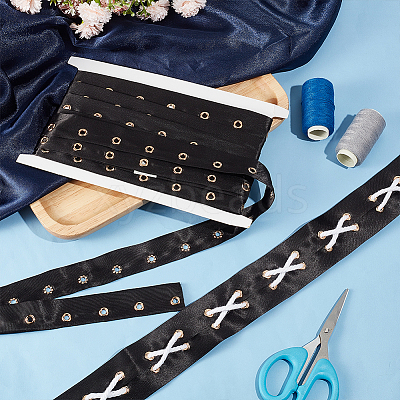 5Yard Cotton Herringbone Ribbon DIY-WH0542-11A-1