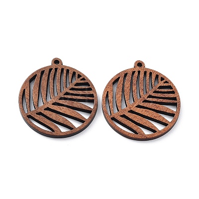 Walnut Wood Laser Cut Pendants WOOD-Q051-05K-1