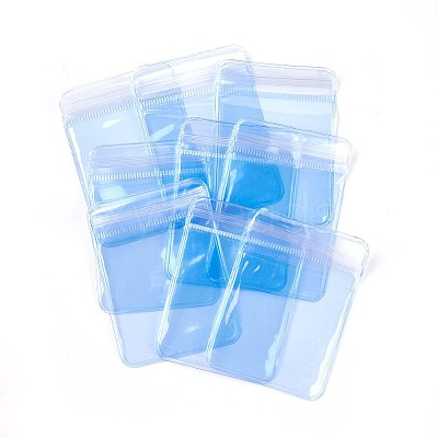Rectangle PVC Resealable Packaging Bags OPP-R005-9x13-1