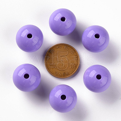 Opaque Acrylic Beads MACR-S370-C16mm-A32-1