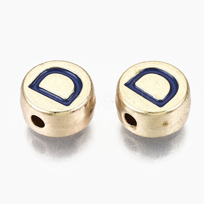 Alloy Enamel Beads X-ENAM-S122-029D-RS-1