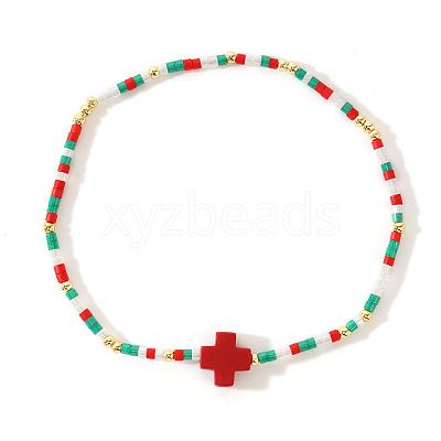 Bohemian Style Glass Seed Beads Stretch Bracelets LD4628-8-1