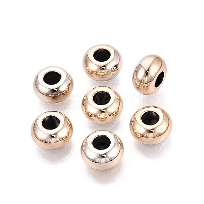 UV Plating Opaque Acrylic European Beads OACR-Q200-10A-02-1