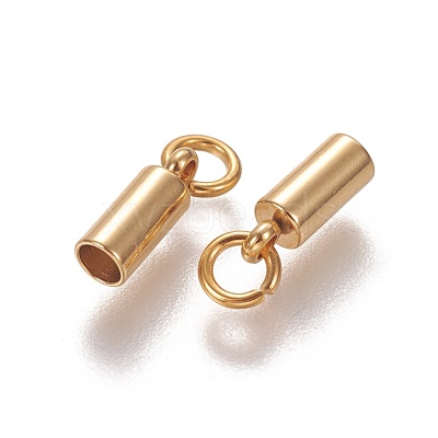 201 Stainless Steel Cord Ends STAS-L226-016A-G-1