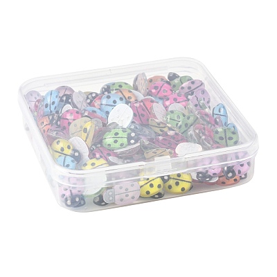 120Pcs Transparent Resin Insect Decoden Cabochons CRES-FS0001-30-1