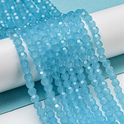 Imitation Jade Glass Beads Stands EGLA-A035-J4mm-D04-1